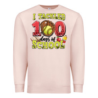 Pale Pink i tackled days of school softball Premium Sweatshirt - LillyAllenDesigns