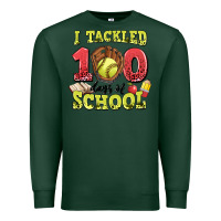 Sports Green i tackled days of school softball Premium Sweatshirt - LillyAllenDesigns