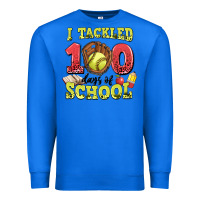 True Royal i tackled days of school softball Premium Sweatshirt - LillyAllenDesigns