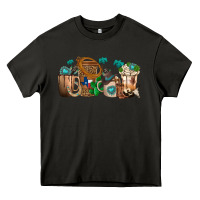 Asphalt western coffee cups Heavy Core Tee - texasbilliewilder