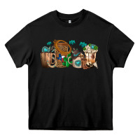 Black western coffee cups Heavy Core Tee - texasbilliewilder
