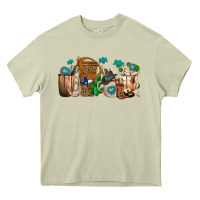 Mossy western coffee cups Heavy Core Tee - texasbilliewilder