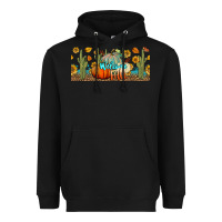 Black welcome fall Heavyweight Hoodie - BundleAndBundleShop