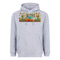 Heather Grey welcome fall Heavyweight Hoodie - BundleAndBundleShop