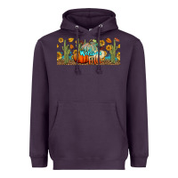 Plum welcome fall Heavyweight Hoodie - BundleAndBundleShop