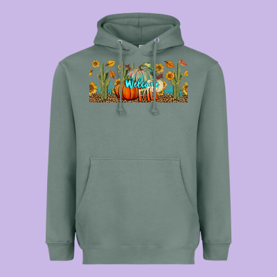 Welcome Fall Heavyweight Hoodie Designed By Bundleandbundleshop