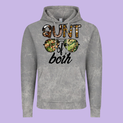 Aunt Of Both Vintage Hoodie Designed By Cowhidedigitalart