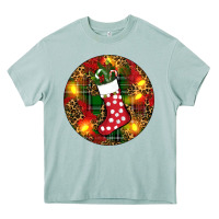 Arona Santa Stocking Christmas Heavy Core Tee - RanaPortraitStore