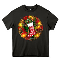 Asphalt Santa Stocking Christmas Heavy Core Tee - RanaPortraitStore