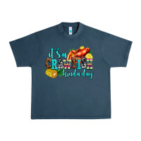 Midnight Navy its a crawfish kinda day Urban Heavy Tee - AdoDesignShop