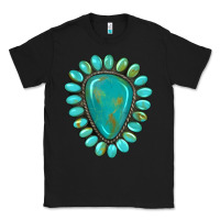 Black western gemstone turquoise Classic Tee - Artiststas