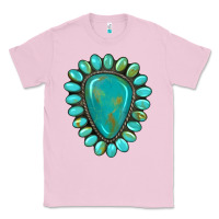 Bubblegum Pink western gemstone turquoise Classic Tee - Artiststas