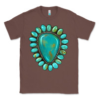 Chestnut western gemstone turquoise Classic Tee - Artiststas