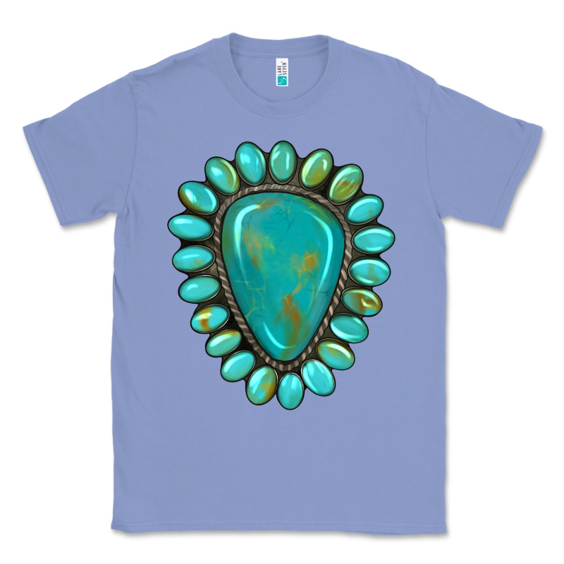 Western Gemstone Turquoise Classic Tee by Artiststas | Teevron