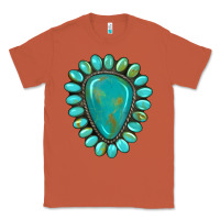 Copper western gemstone turquoise Classic Tee - Artiststas