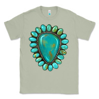 Matcha western gemstone turquoise Classic Tee - Artiststas