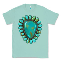 Seafoam western gemstone turquoise Classic Tee - Artiststas