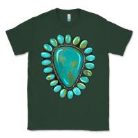 Sports Green western gemstone turquoise Classic Tee - Artiststas