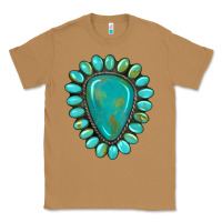Toasted Coconut western gemstone turquoise Classic Tee - Artiststas