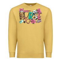 Antique Gold nurse Premium Sweatshirt - LillyAllenDesigns