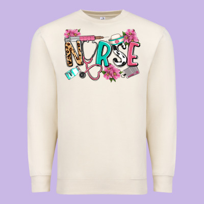 Nurse Premium Sweatshirt Designed By Lillyallendesigns