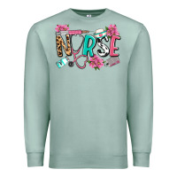 Seafoam nurse Premium Sweatshirt - LillyAllenDesigns