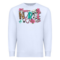 White nurse Premium Sweatshirt - LillyAllenDesigns