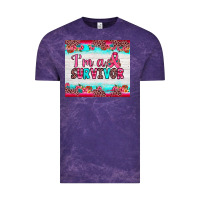 Cloud Purple i'm a survivor Vintage Tee - JahusDesignShop