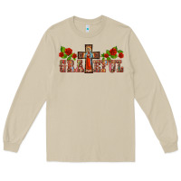 Mushroom grateful guadalupe cross Long Sleeve Tee - BarkalooDesign