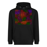 Black halloween leopard Heavyweight Hoodie - BundleAndBundleShop