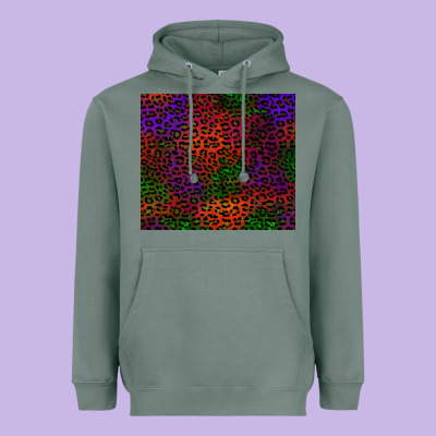 Halloween Leopard Heavyweight Hoodie Designed By Bundleandbundleshop