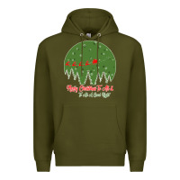 Army Green Merry Christmas To All To All A Good Night Premium Hoodie - Bettercallsaul