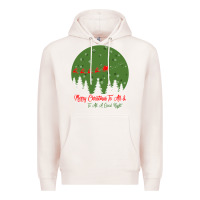 Pale Pink Merry Christmas To All To All A Good Night Premium Hoodie - Bettercallsaul