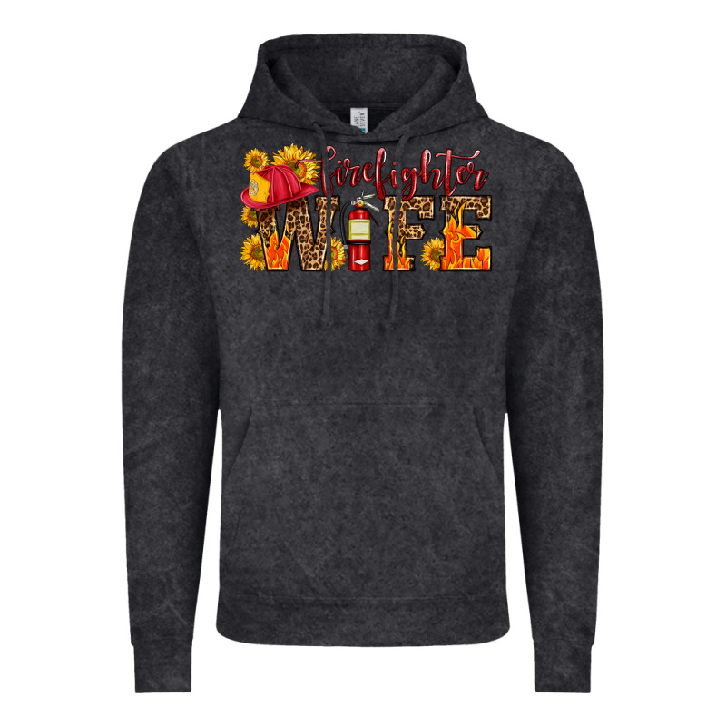 Firefighter Wife With Hat Sunflowers Vintage Hoodie by HRA Design Shop | Teevron