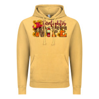 Vintage Mustard firefighter wife with hat sunflowers Vintage Hoodie - HRA Design Shop