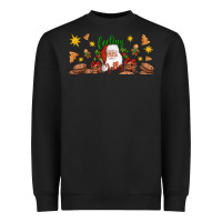 Black Christmas feeling jolly santa Heavyweight Sweatshirt - Artiststas