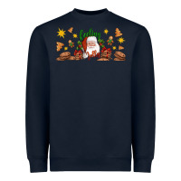 Navy Christmas feeling jolly santa Heavyweight Sweatshirt - Artiststas