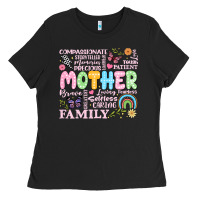 Black retro mother Ladies Tee - JahusDesignShop