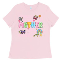 Bubblegum Pink retro mother Ladies Tee - JahusDesignShop