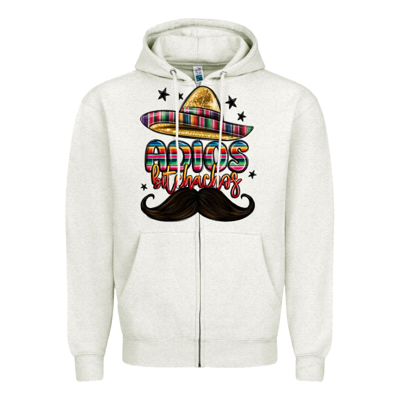Adios Bitchachos Zipper Hoodie by MaliasSmallBusiness | Teevron