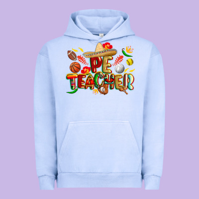 Cinco De Mayo Pe Teacher Urban Hoodie Designed By Cowgirlartshop