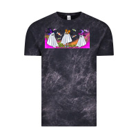 Cloud Black cutes ghosts libbey glass Vintage Tee - BundleAndBundleShop