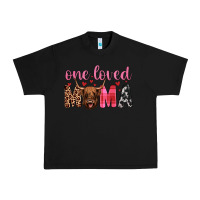 Black highland cow one loved mama Urban Heavy Tee - JahusDesignShop