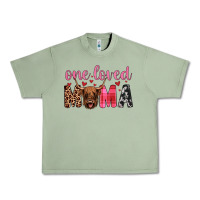 Oil Green highland cow one loved mama Urban Heavy Tee - JahusDesignShop