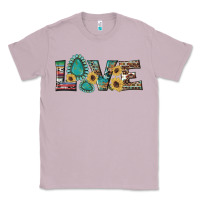 Lilac western gemstone sunflowers serape leopard turquoise love Classic Tee - Artiststas