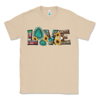 Mushroom western gemstone sunflowers serape leopard turquoise love Classic Tee - Artiststas