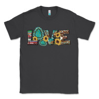 Smoke western gemstone sunflowers serape leopard turquoise love Classic Tee - Artiststas