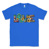 True Royal western gemstone sunflowers serape leopard turquoise love Classic Tee - Artiststas