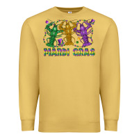 Antique Gold mardi gras crawfish Premium Sweatshirt - LillyAllenDesigns