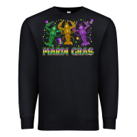 Black mardi gras crawfish Premium Sweatshirt - LillyAllenDesigns